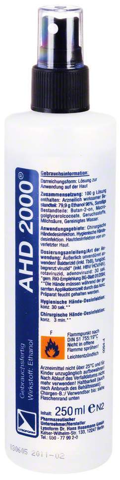 Ahd 2000 Mit Sprüher Lösung