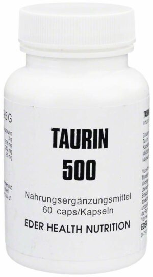 Taurin 500 Kapseln