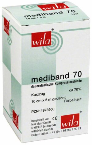 Mediband 70 Kurzzugbinde 10 Cmx5 M Hautfben