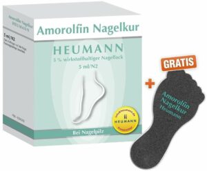 Amorolfin Nagelkur Heumann 5 ml Lösung + gratis Fußfeile