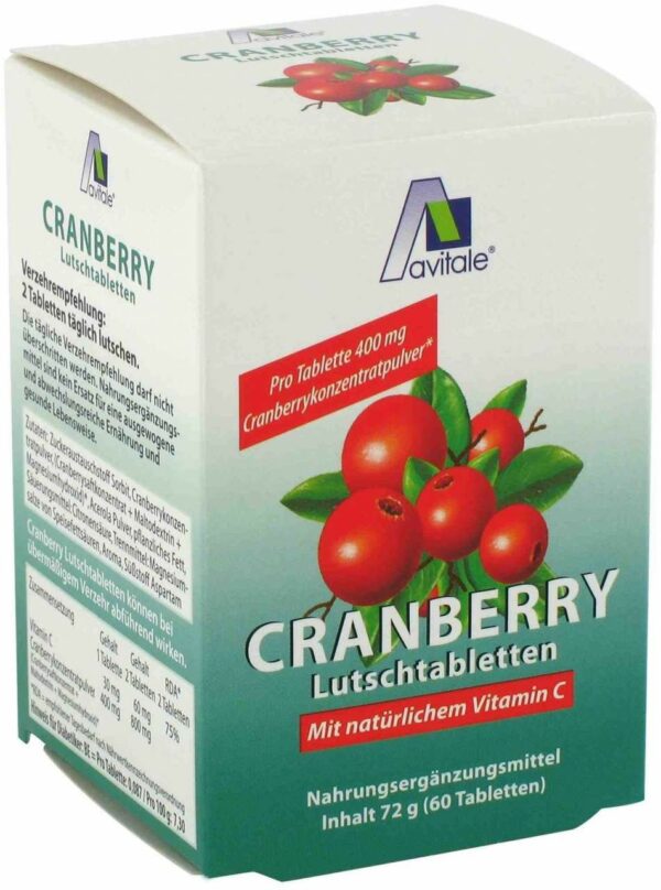 Cranberry Lutschtabletten 60 Lutschtabletten