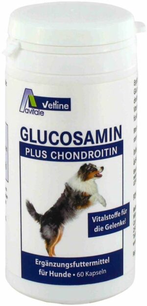 Glucosamin + Chondroitin 60 Kapseln Für Hunde