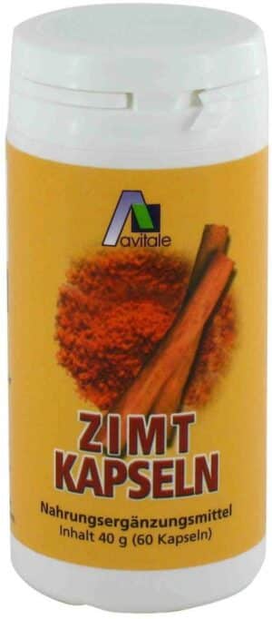 Zimt Kapseln 500 mg + Vitamin C + E 60 Kapseln