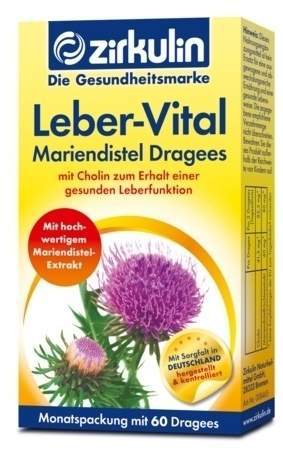 Zirkulin Leber Vital Mariendistel 60 Dragees