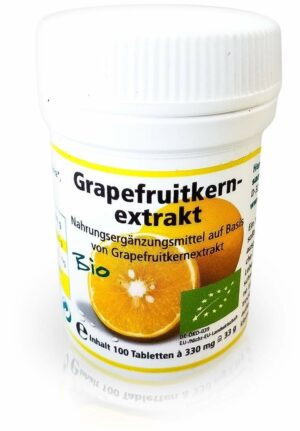 Grapefruit Kern Extrakt Bio 100 Tabletten