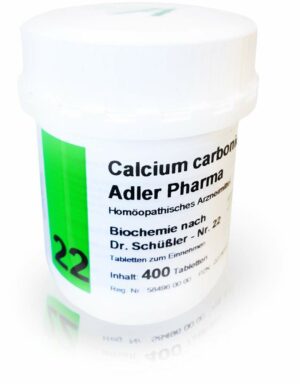 Biochemie Adler 22 Calcium Carbonicum D 12 400 Tabletten