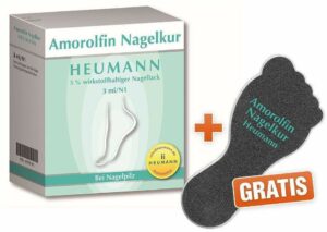 Amorolfin Nagelkur Heumann 3 ml Lösung + gratis Fußfeile