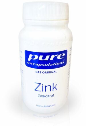 Pure Encapsulations Zink Zinkcitrat 60 Kapseln