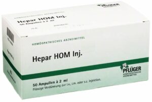 Hepar Hom Inj. 50x2 ml Ampullen