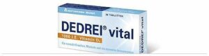 Dedrei Vital Tabletten Kurpackung 180 Tabletten