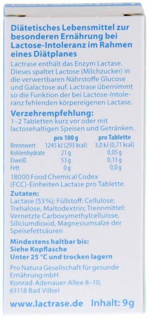 Lactrase 18.000 Fcc im Spender 40 Tabletten