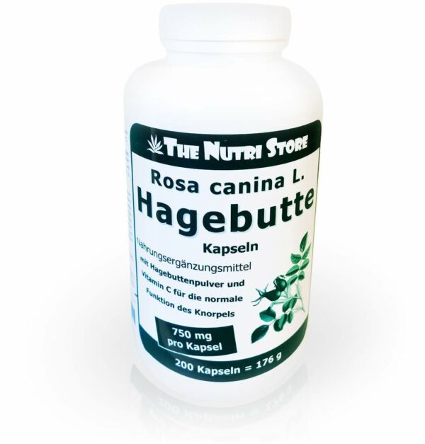 Hagebutte 750 mg Rosa Canina L. Kapseln