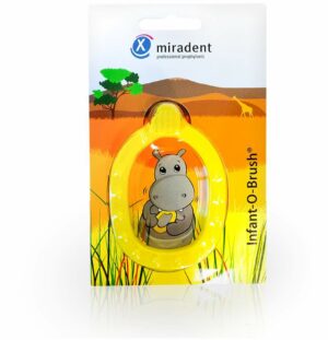 Miradent Kinder-Lernzahnbürste Infant-Brush Gelb