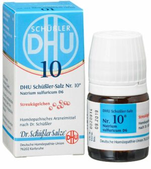 Biochemie Dhu 10 Natrium Sulfuricum D6 10 G Globuli