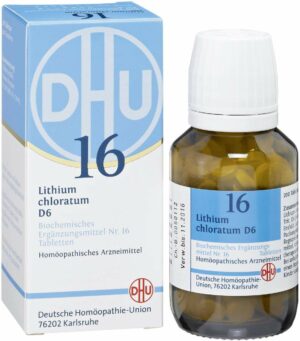 Biochemie DHU 16 Lithium chloratum D6 200 Tabletten