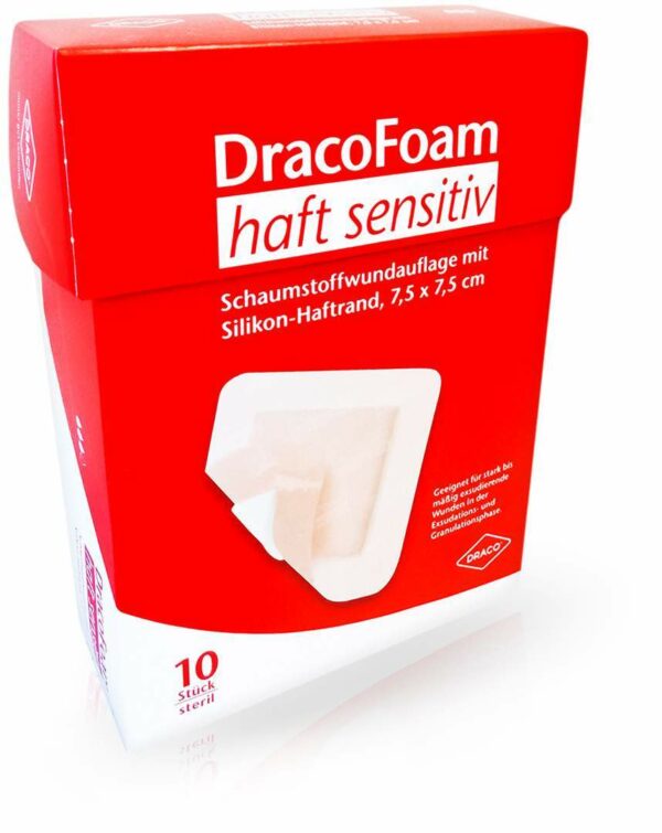 Dracofoam Haft Sensitiv Schaumst.Wund.7