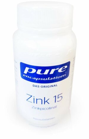 Pure Encapsulations Zink 15 Zinkpicolinat 60 Kapseln
