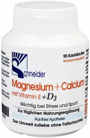 Magnesium + Calcium 90 Kautabletten