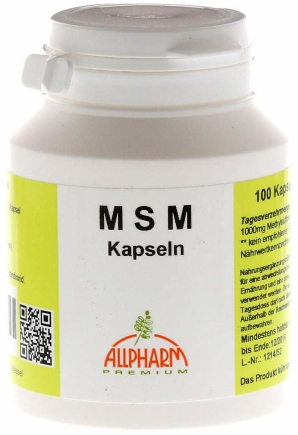 Msm Kapseln 500 mg 100 Kapseln