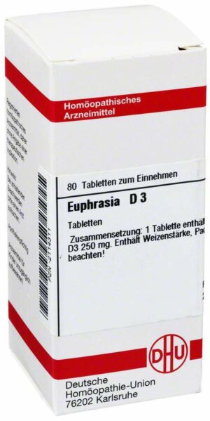 Euphrasia D 3 Dhu 80 Tabletten