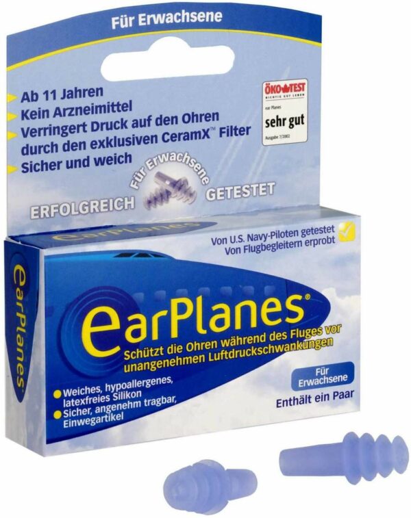 Earplanes Erwachsene 2 Stück