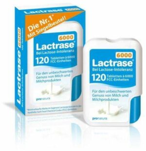 Lactrase 6.000 Fcc 120 Tabletten im Klickspender