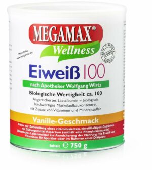 Megamax Eiweiß Vanille 750 G Pulver