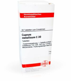 Cuprum Metallicum C 30 Tabletten