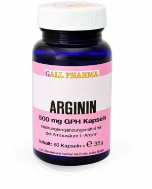 Arginin 500 mg Gph 60 Kapseln