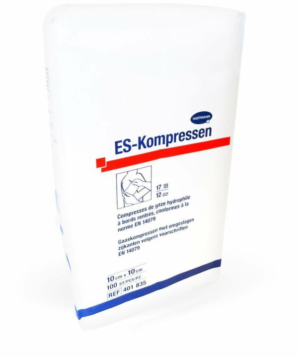 Es-Kompressen Unsteril 10x10 cm 12fach C