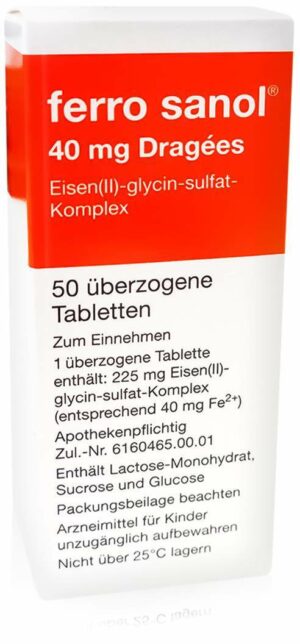 Ferro Sanol 50 Überzogene Tabletten