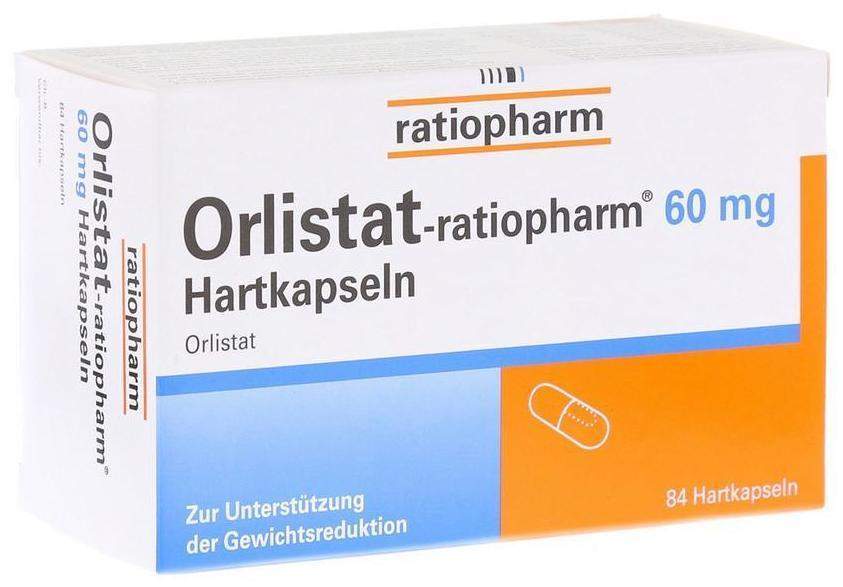 Orlistat-ratiopharm 60mg 84 Hartkapseln
