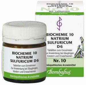 Biochemie Nr.10 Natrium Sulfuricum D6 80 Tabletten