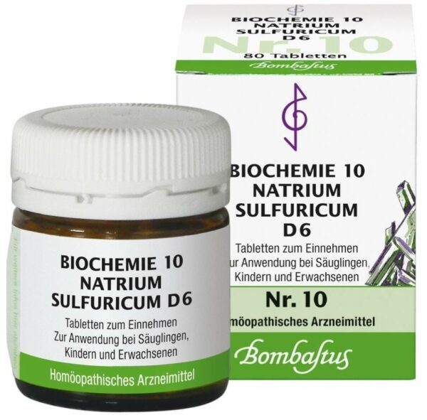 Biochemie Nr.10 Natrium Sulfuricum D6 80 Tabletten