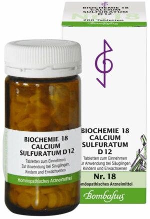 Biochemie 18 Calcium Sulfuratum D 12 200 Tabletten