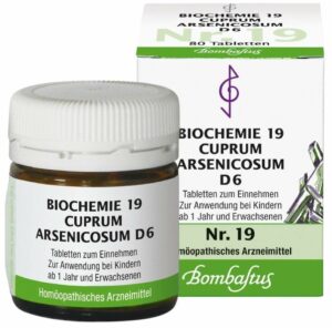 Biochemie 19 Cuprum Arsenicosum D6 80 Tabletten