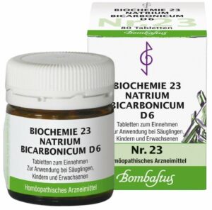 Biochemie Bombastus 23 Natrium Bicarbonicum D6 Tabletten 80...