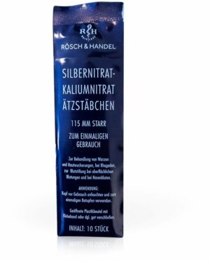 Silbernitrat Kaliumnitrat Ätzstäbchen 10 Stück