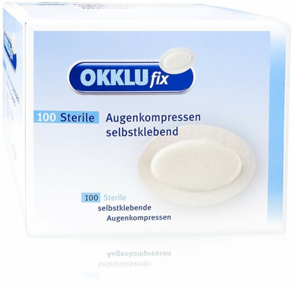 Okklufix Augenkompressen Selbstklebend Steril 100 Kompressen