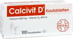 Calcivit D Kautabletten 600 Mg-400 I.E 100 Kautabletten