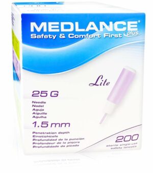 Medlance Plus Lite 200 Sicherheitslanzetten 25 G