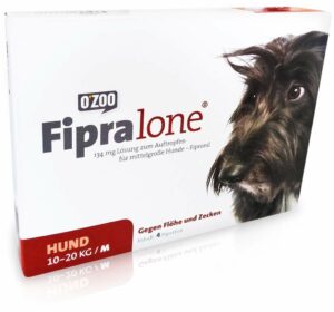 Fipralone 134 mg Lösung zum Auftropfen Für Große Hunde 4 Pipetten