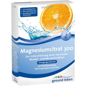 gesund leben Magnesiumcitrat 300