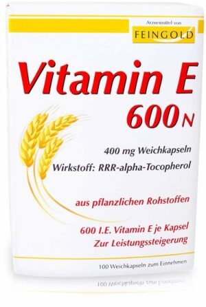 Vitamin E 600 N 100 Weichkapseln