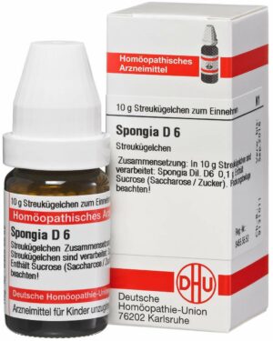 Spongia D6 Dhu 10g Globuli