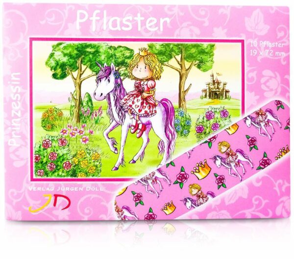 Kinderpflaster Prinzessin 10 Briefchen