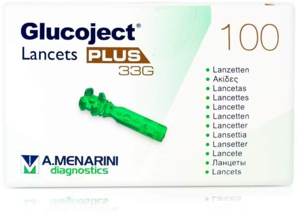 Glucoject Lancets Plus 33 G 100  Lanzetten