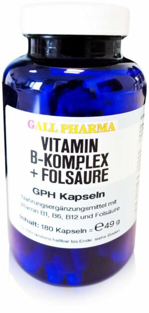 Vitamin B Komplex + Folsäure Gph 180 Kapseln