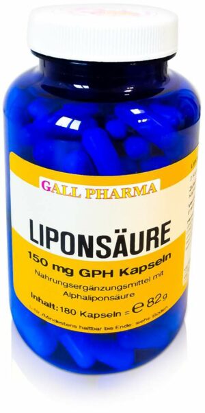 Liponsäure Kapseln 150 mg 180 Kapseln