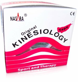 Nasara Kinesio Tape 5 cm X 5 M Pink Inklusive Spenderbox 1 Tape